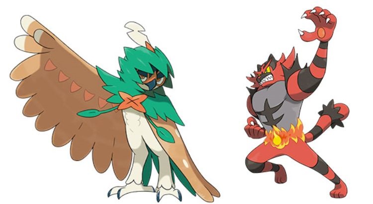 Pokemon Sun & Moon characters.