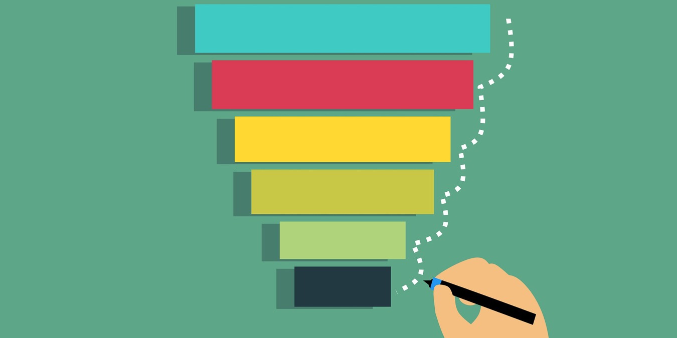 Drawing a filter funnel