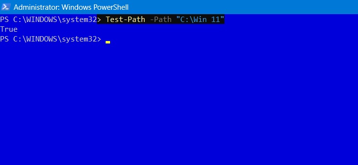 Essential Powershell Commands Testpath