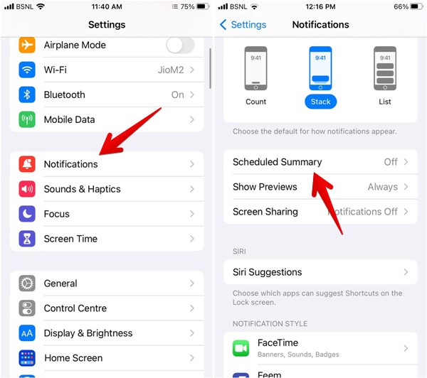 Iphone Notifications Summary