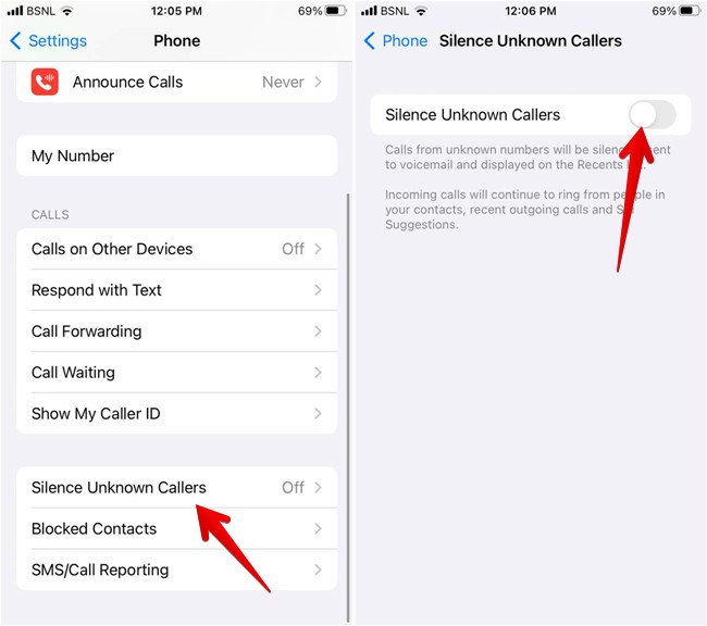 Iphone Phone Silence Notifications