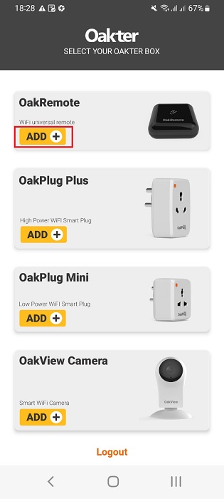 Add universal Wi-Fi remote to IR Blaster app on an Android phone.