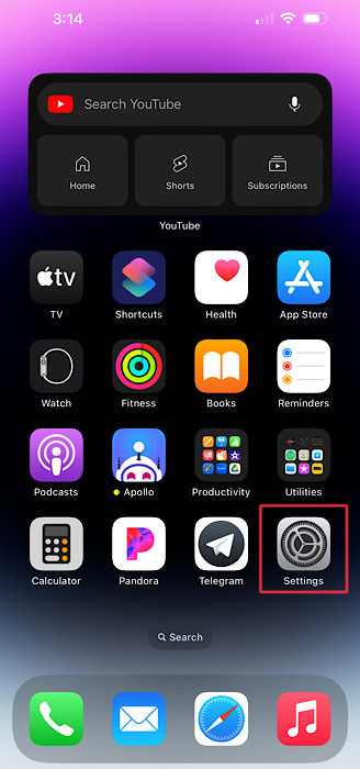 Photo Recovery Settings