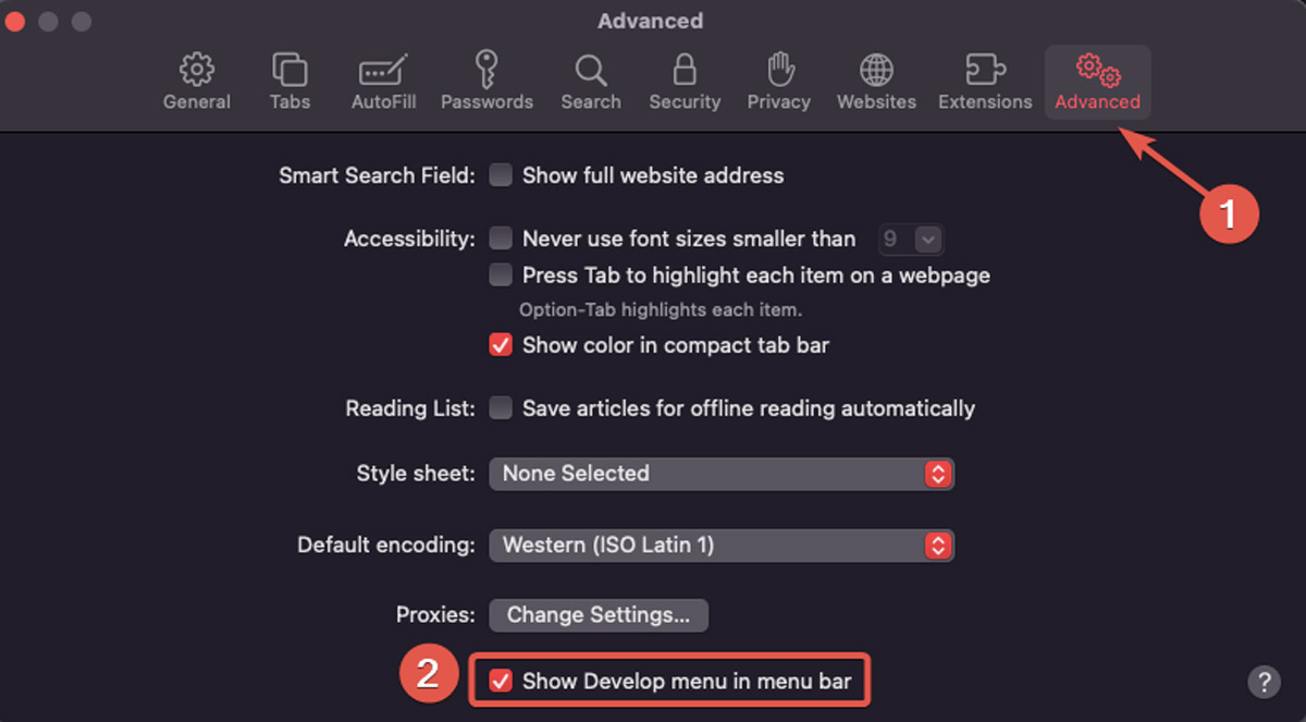 Playback Add Develop To Menu Bar