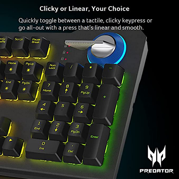 Acer Predator Aethon Keyboard Clicky Linear