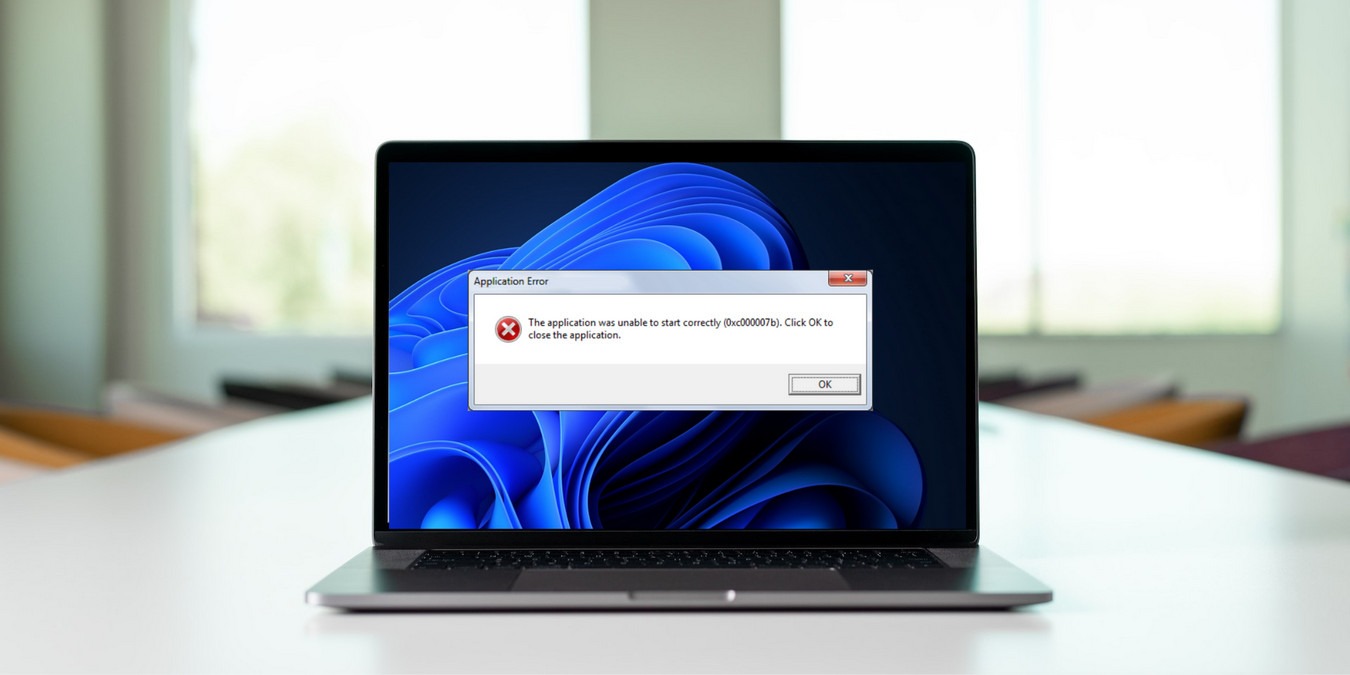 Application Error in Windows Laptop
