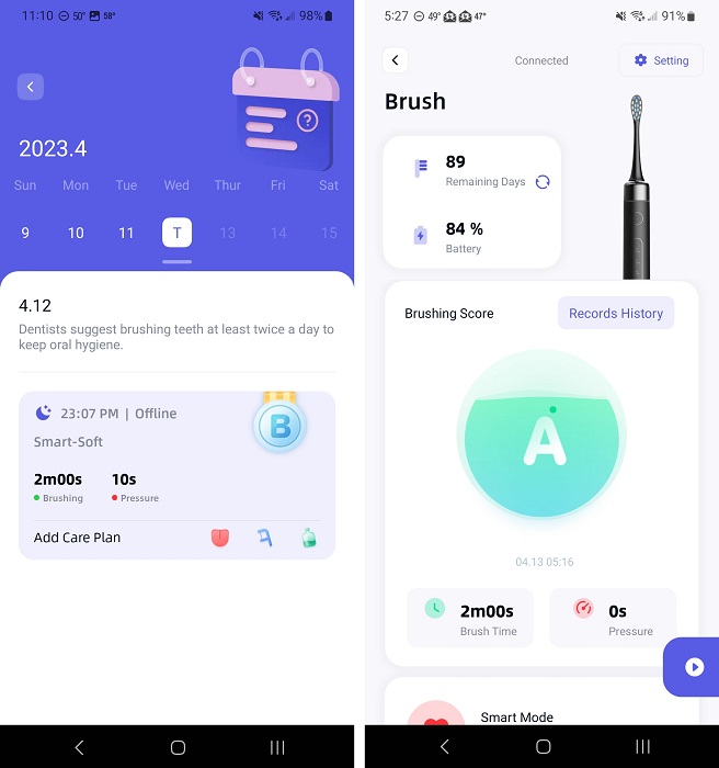 Bitvae Smart S2 Electric Toothbrush Grade