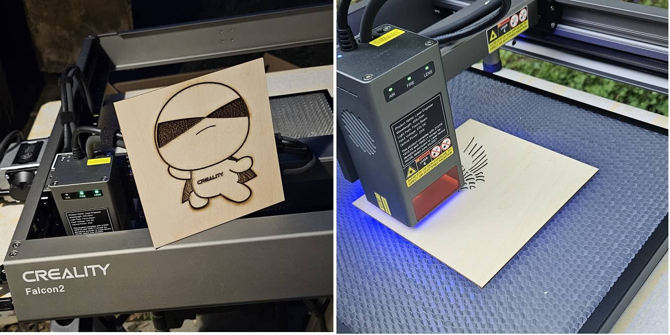 Creality Falcon2 22w Laser Engraver And Cutter Featured