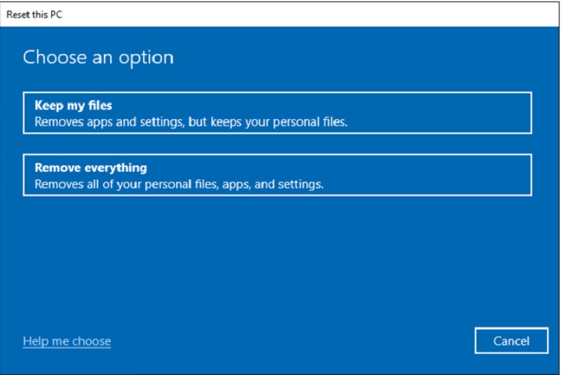 How To Factory Reset Windows 10 Remove
