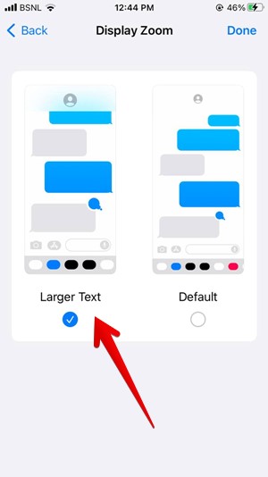 Iphone Display Zoom Large