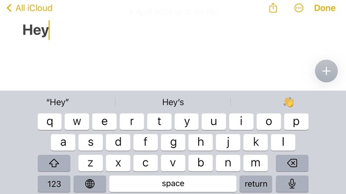 Iphone Landscape Keyboard