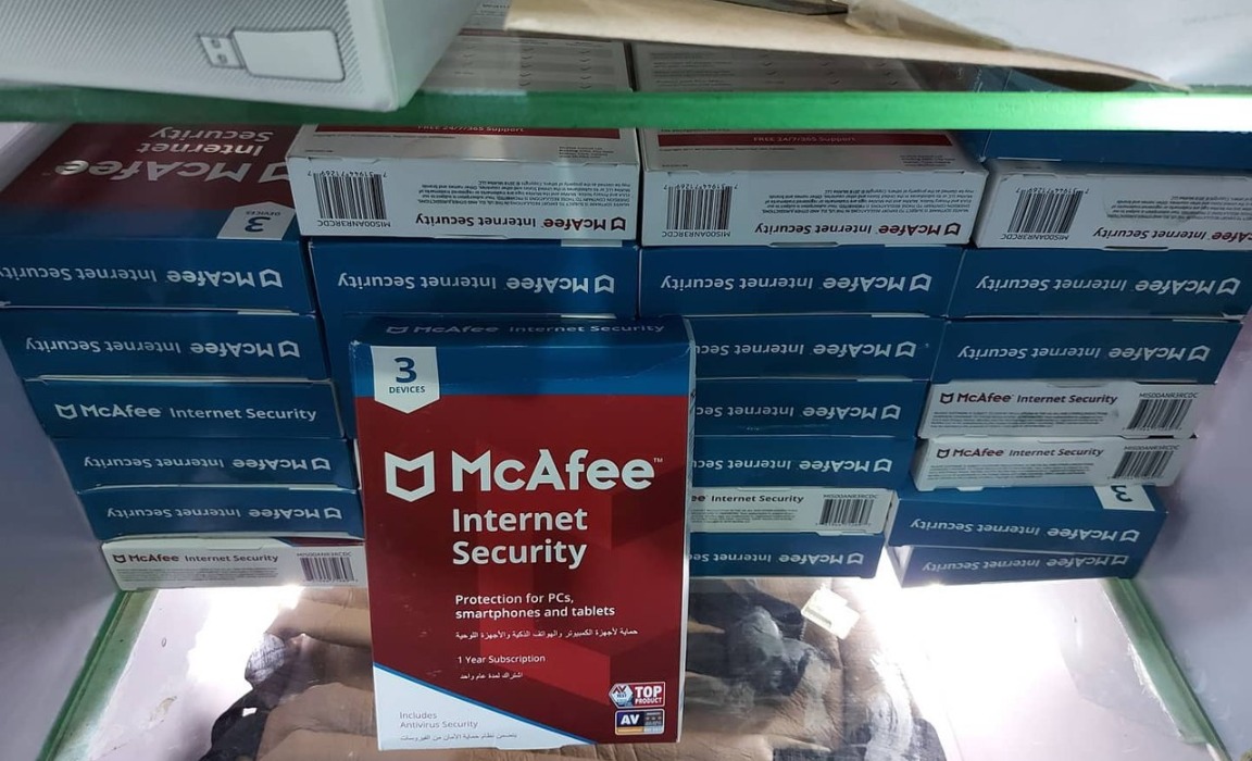 Antivirus security options on display.
