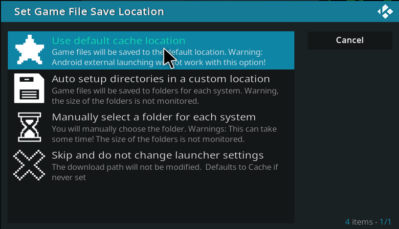 A picture showing the default save location for IAGL.