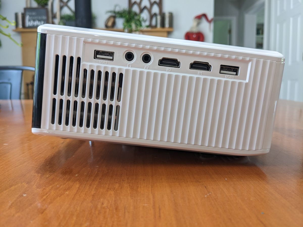 Auking Projector Review Wired Connectivity Ports