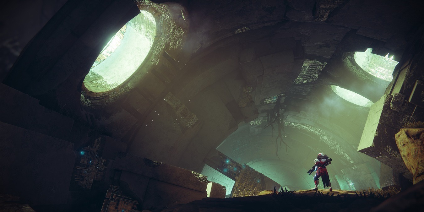 Destiny 2 screenshot showing a character in a dungeon