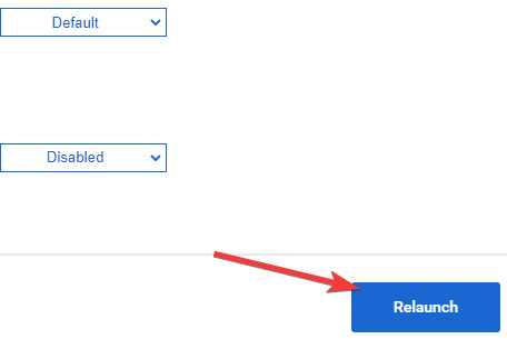 Disable Strict Click Relaunch