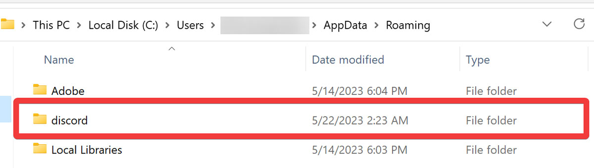 Discord Screen Opening The Discord Folder