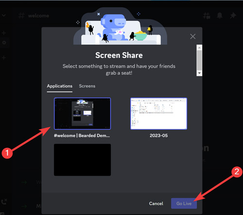 Discord Screen Sharing Your Screen On Discord On Windows