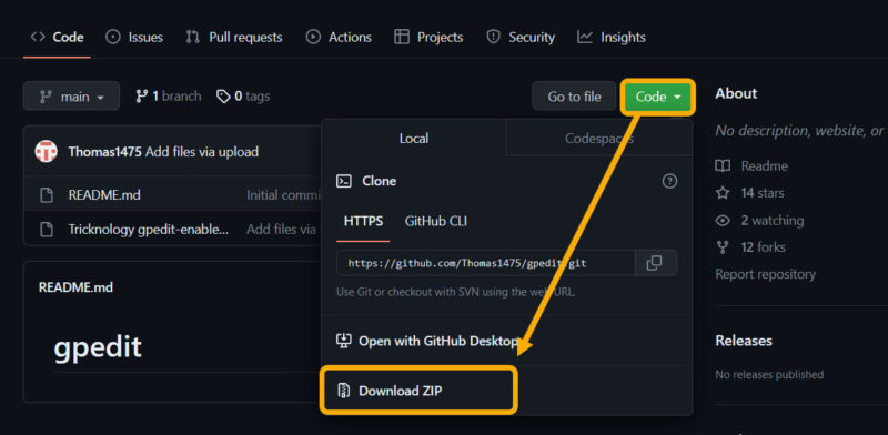 Downloading file off GitHub.