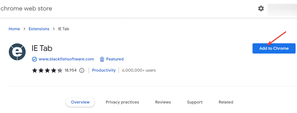 IE Mode Chrome - Add To Chrome