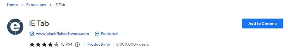 IE Mode Chrome - IE Tab Extension Page