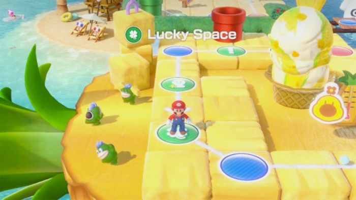 Mario Games Party in-game view.