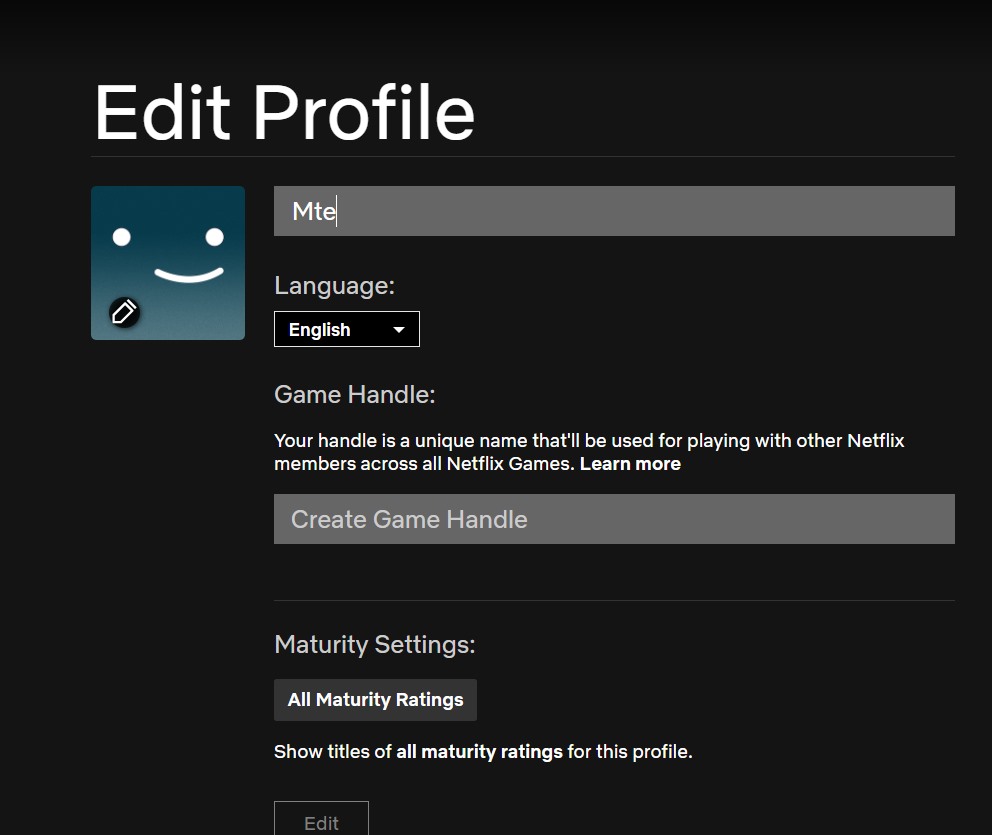 Netflix Pc Edit Profiles