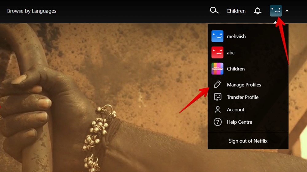 Netflix Pc Manage Profiles Account