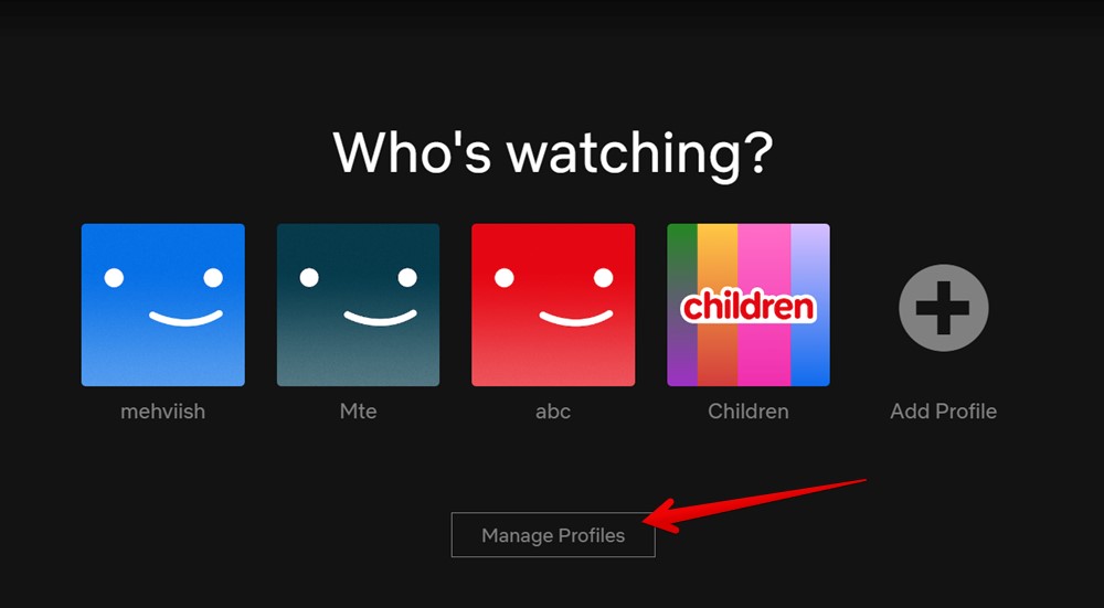 Netflix Pc Manage Profiles