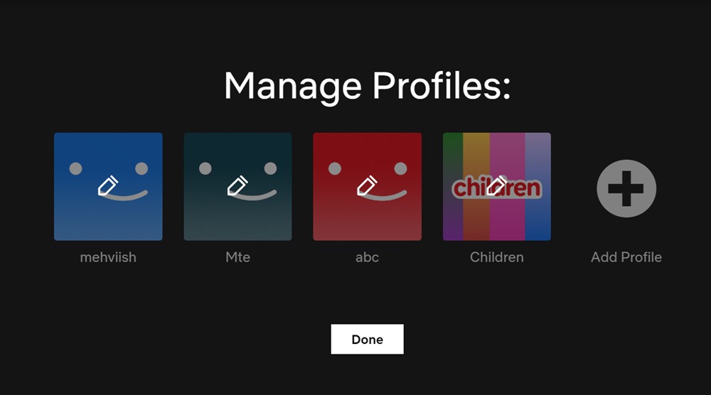 Netflix Pc Select Profiles