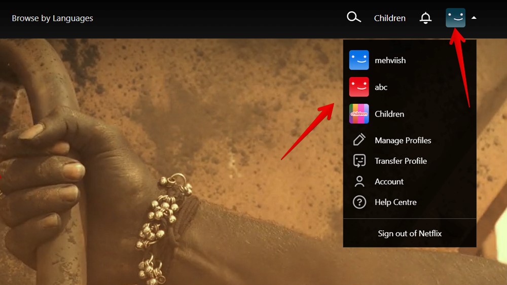 Netflix Pc Switch Profiles