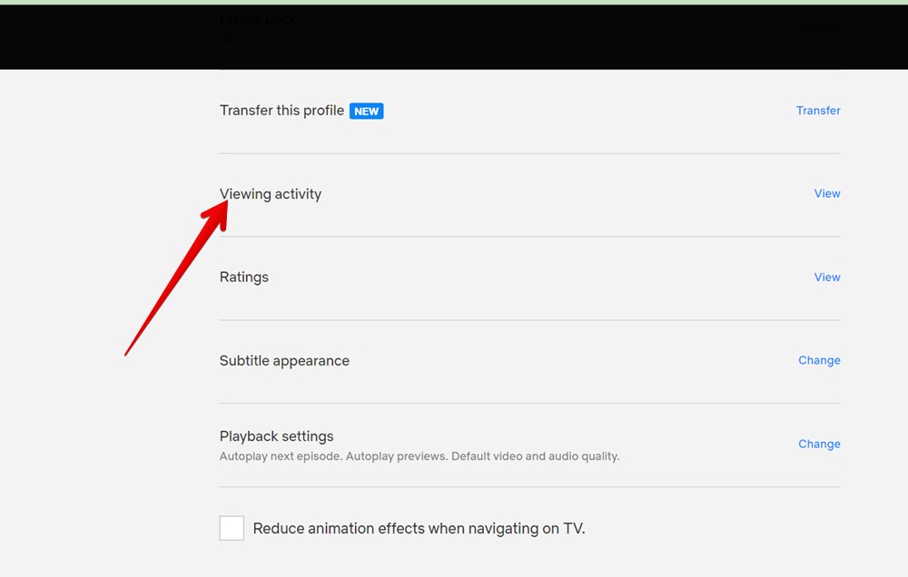 Netflix Website Viewing Activity