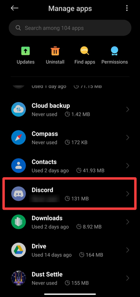 Open Discord Settings