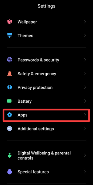Open App Settings