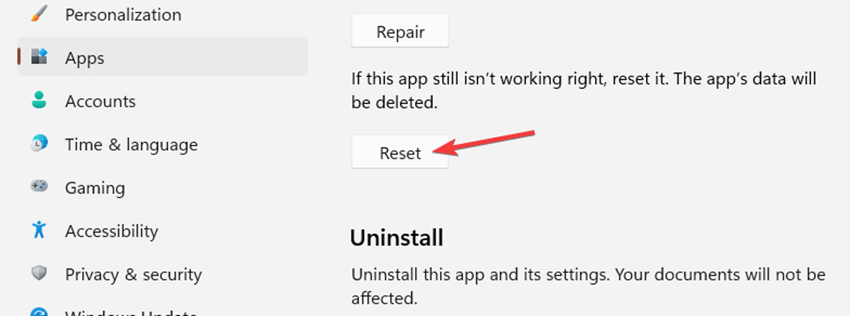 Reset The Photos App