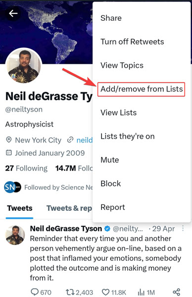 Select Add Or Remove From List