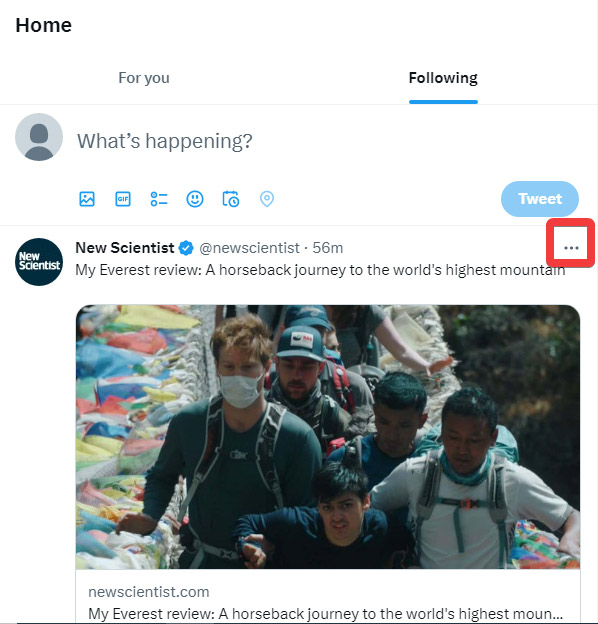 Select Three Dots Near Each Profile Name