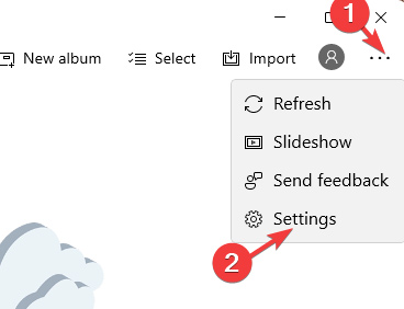 Settings Of The Photos App