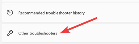 Start Menu Finding Other Troubleshooters On Windows