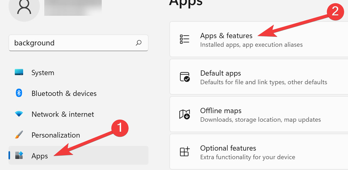 Start Menu Opening Apps And Features