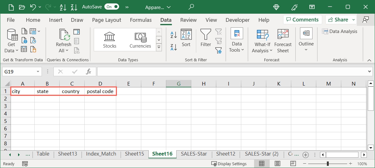Converted text to columns in Excel