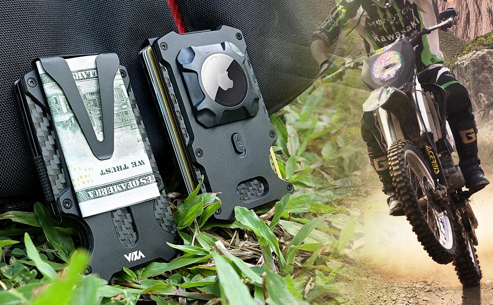 Wxm Carbon Fiber Airtag Wallet