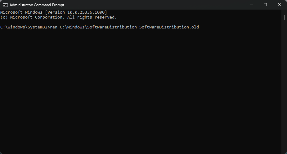 Typing commands in Command Prompt.