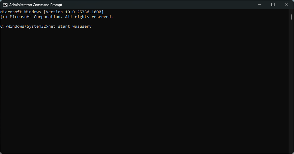Typing commands in Command Prompt.