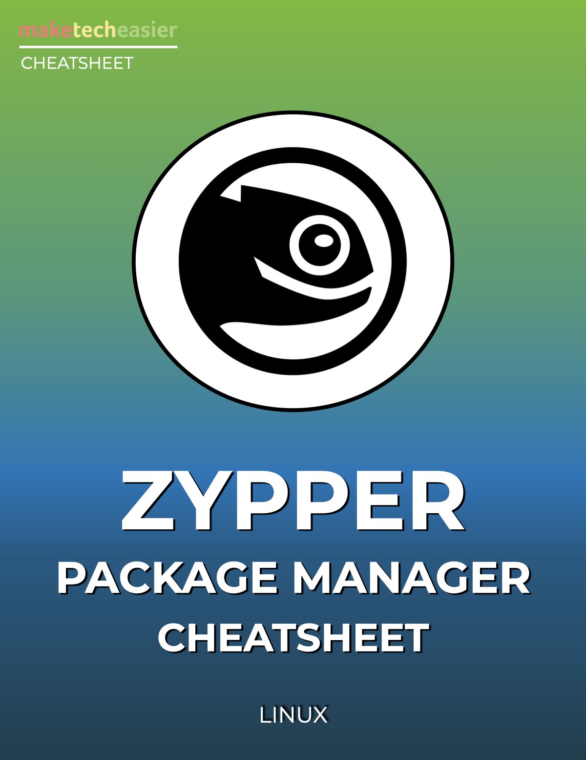 Zypper Package Manager Cheatsheet Download