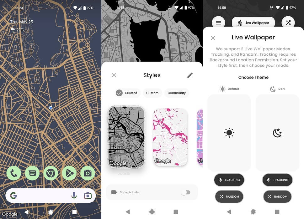 Cartogram app overview.