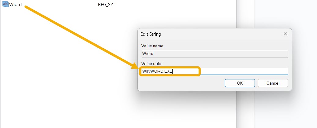 Adding app to be restricted in "Value data" field in Registry Editor. 