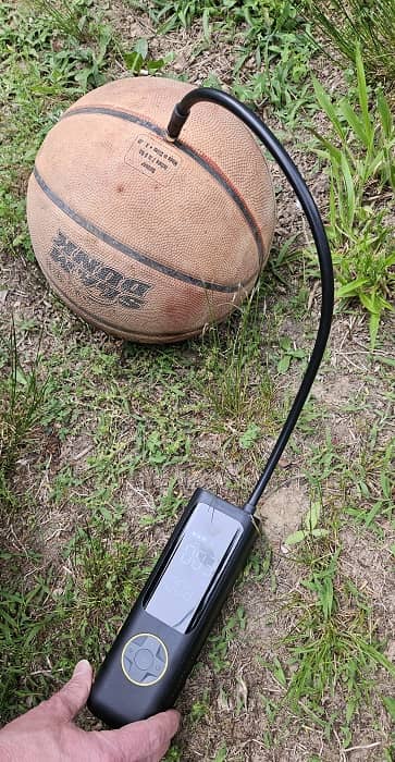 Fanttik X8 Apex Tire Inflator Review Ball