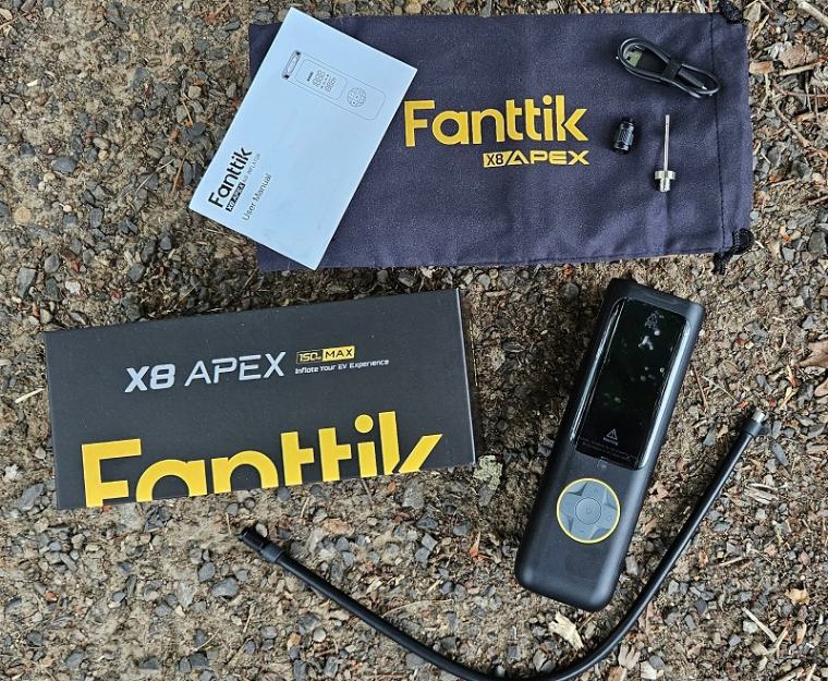 Fanttik X8 Apex Tire Inflator Review Box