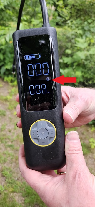 Fanttik X8 Apex Tire Inflator Review Mode